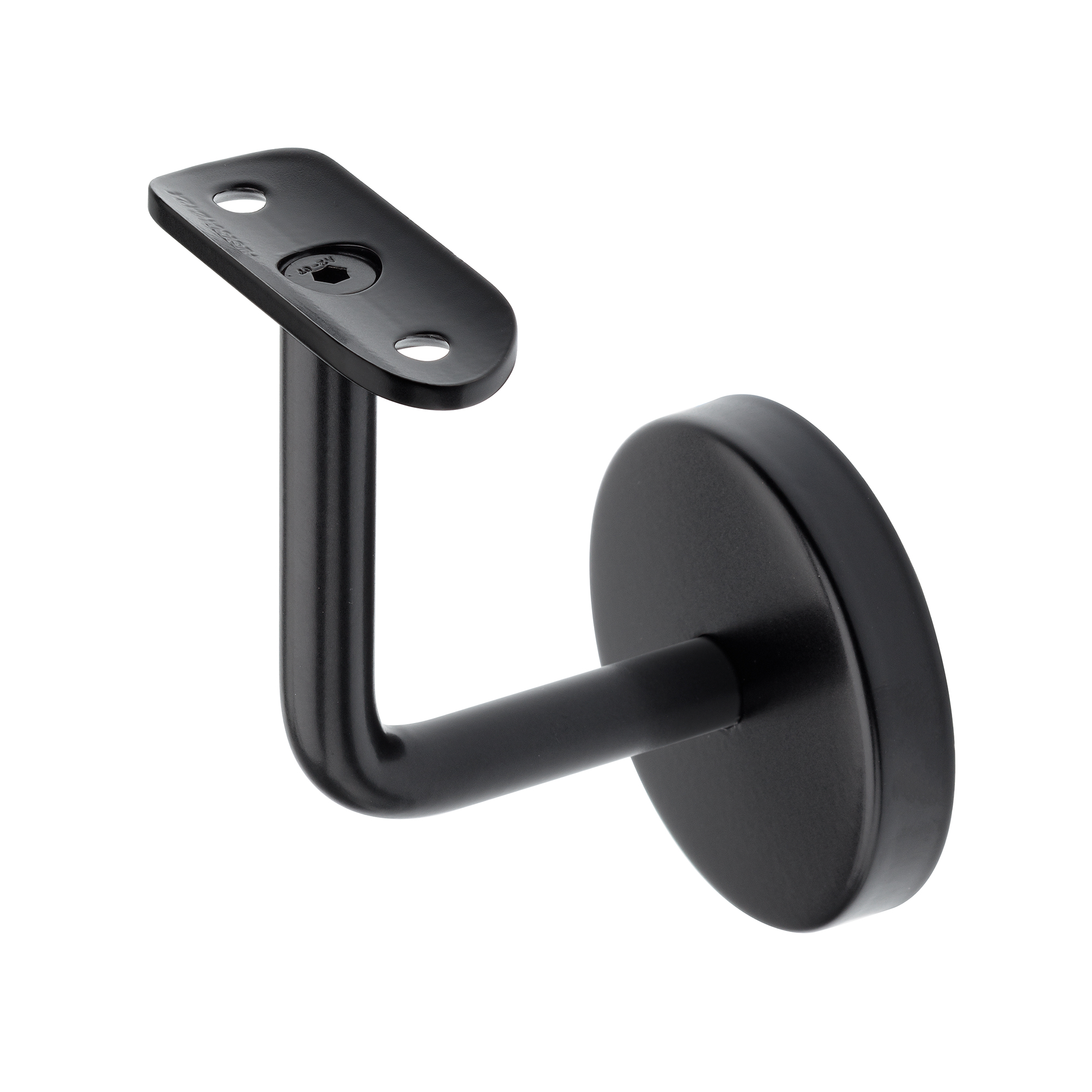 Handlaufhalter mit gewölbter Auflageplatte Edelstahl
