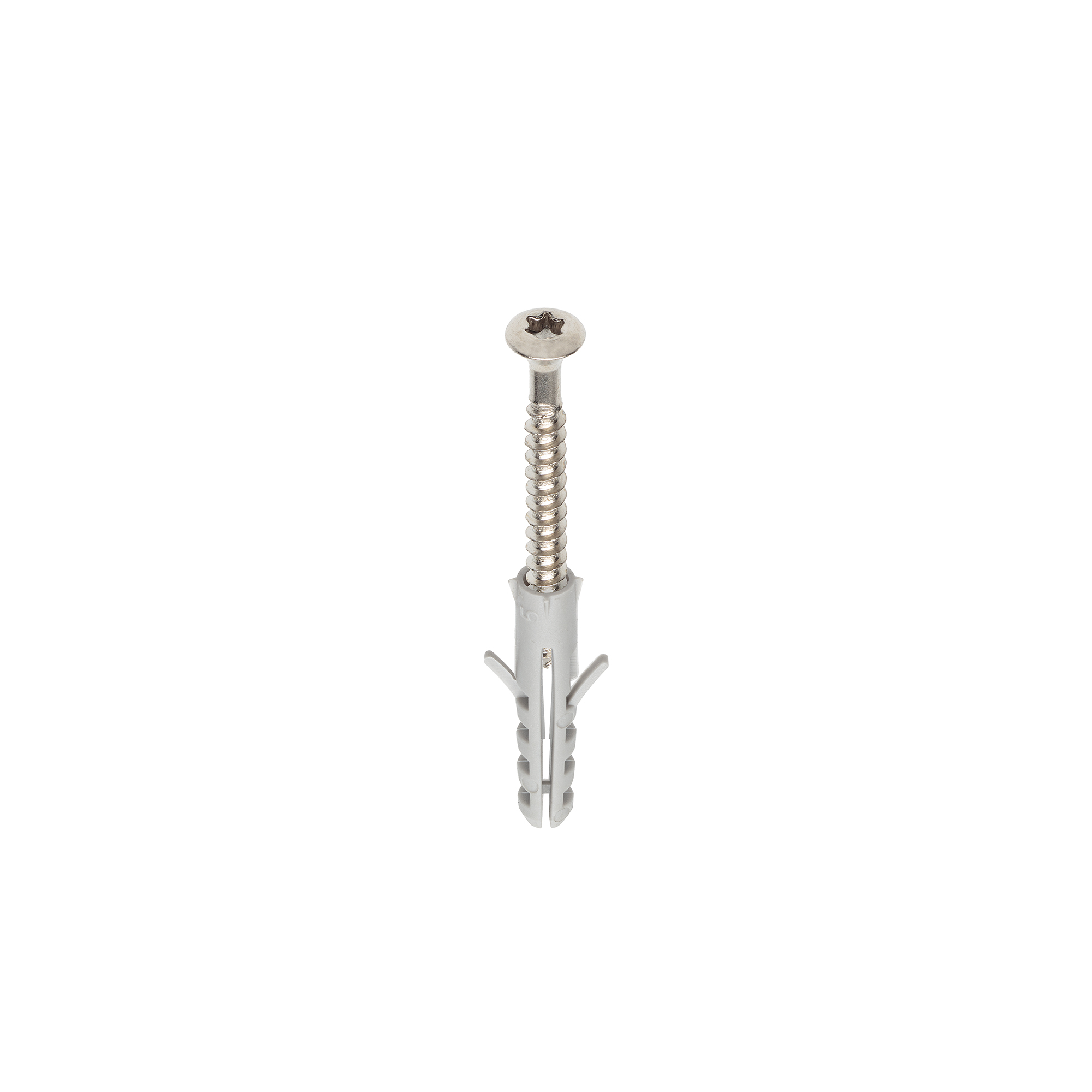 Innenantriebsschrauben vernickelt mit Dübel 3.5 x 45 mm